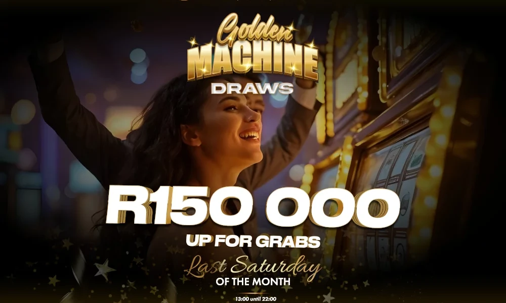 Golden Machine Draws at Goldrush Wonderpark, Win Instantly